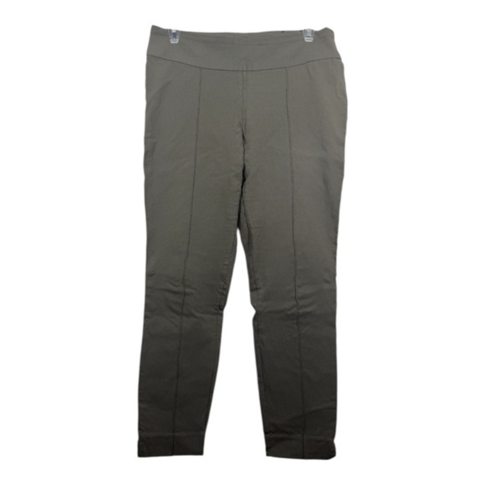 Dalia Womens Trouser Pants Size 8 Grey Slim Ankle Academia Preppy Stretch MidRis